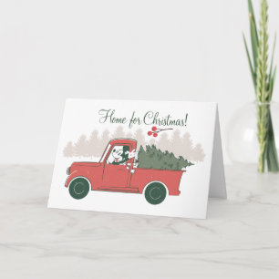 Mickey Mouse   Home for Christmas Card