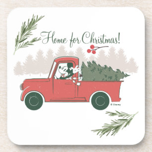 Mickey Mouse   Home for Christmas Coaster