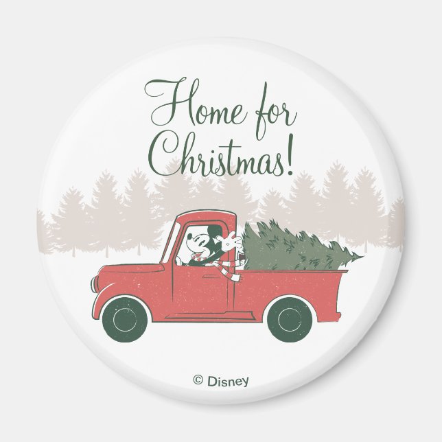 Mickey Mouse | Home for Christmas Magnet (Front)
