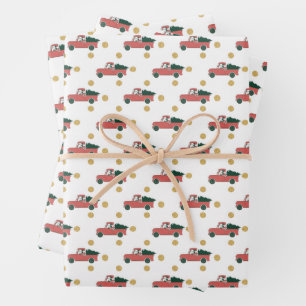 Mickey Mouse   Home for Christmas Pattern Wrapping Paper Sheet