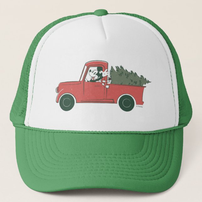 Mickey Mouse | Home for Christmas Trucker Hat (Front)