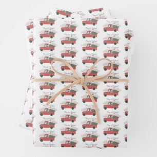 Mickey Mouse   Home for Christmas Wrapping Paper Sheet