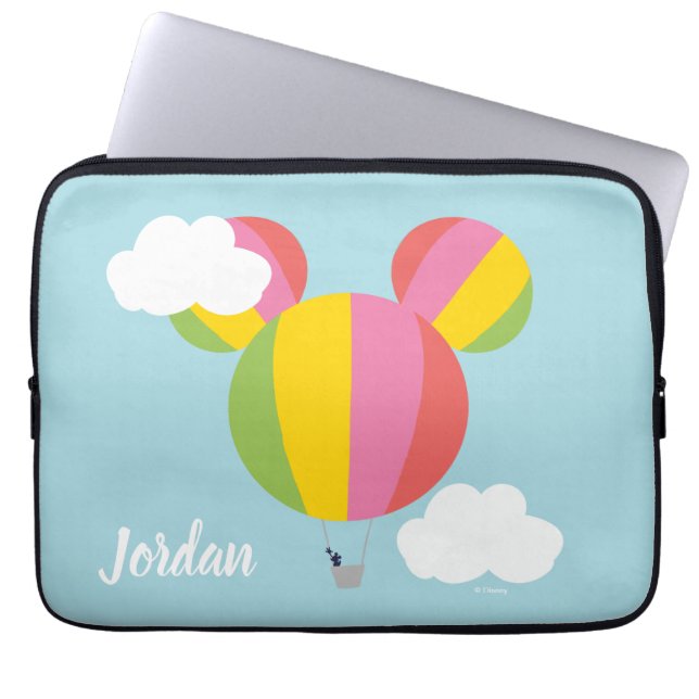 Mickey Mouse Hot Air Balloon Icon Laptop Sleeve (Front)