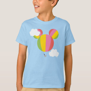 Mickey Mouse Hot Air Balloon Icon T-Shirt