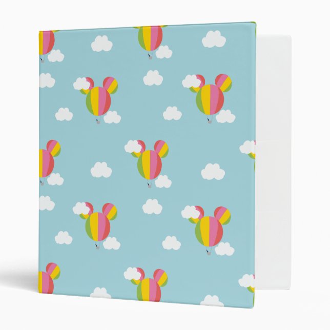 Mickey Mouse Hot Air Balloon Pattern Binder (Front/Inside)