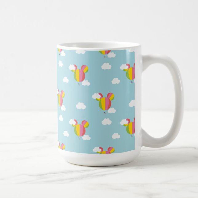 Mickey Mouse Hot Air Balloon Pattern Coffee Mug (Right)