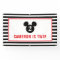 Mickey Mouse | Icon Black & White Striped Birthday