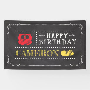 Mickey Mouse Icon Chalkboard Banner