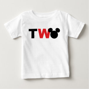 Mickey Mouse   Icon Second Birthday Baby T-Shirt