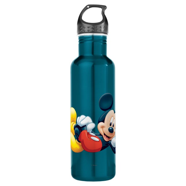 Mickey Mouse Laying Down 2 710 Ml Water Bottle (Front)