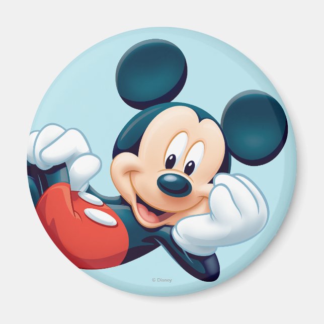 Mickey Mouse Laying Down Magnet (Front)