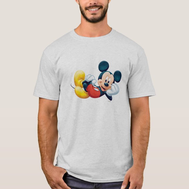 Mickey Mouse Laying Down T-Shirt (Front)