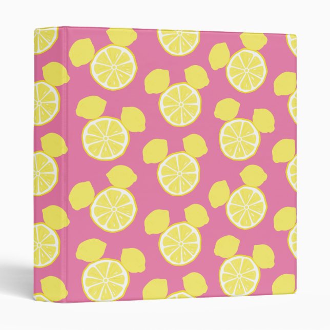 Mickey Mouse Lemon Icon Binder (Front/Spine)