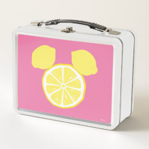Mickey Mouse Lemon Icon Metal Lunch Box