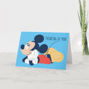 Mickey Mouse - Lost in Thought Card
