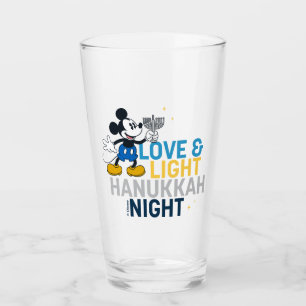 Mickey Mouse   Love & Light Hanukkah Night Glass