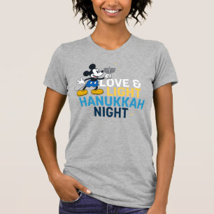 Mickey Mouse   Love & Light Hanukkah Night T-Shirt