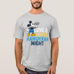 Mickey Mouse | Love & Light Hanukkah Night T-Shirt<br><div class="desc">Check out this Hanukkah graphic featuring Mickey Mouse and the saying,  "Love & Light Hanukkah Night."</div>