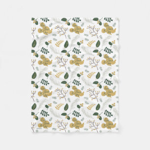 Mickey Mouse   Love, Peace & Joy Pattern Fleece Blanket
