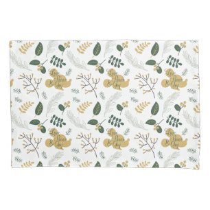 Mickey Mouse   Love, Peace & Joy Pattern Pillowcase