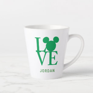 Mickey Mouse LOVE   St. Patrick's Day Latte Mug