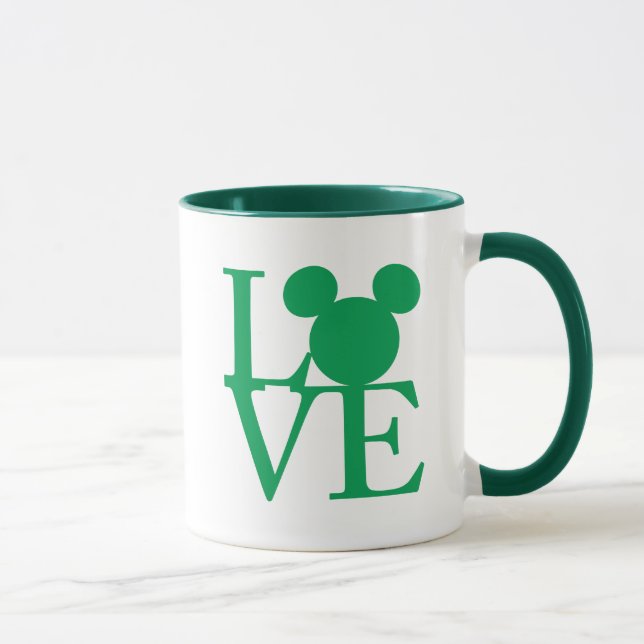 Mickey Mouse LOVE | St. Patrick's Day Mug (Right)