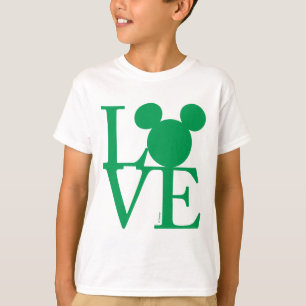 Mickey Mouse LOVE   St. Patrick's Day T-Shirt