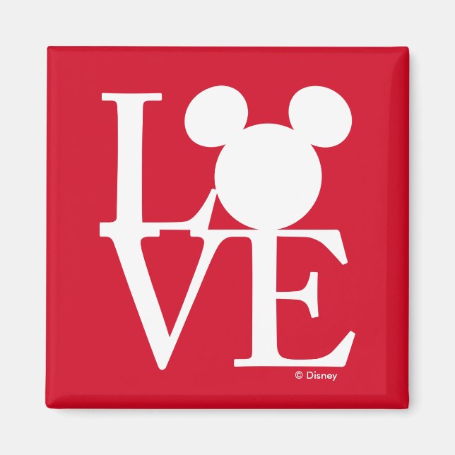 Mickey Mouse LOVE | Valentine's Day 3 Magnet (Front)