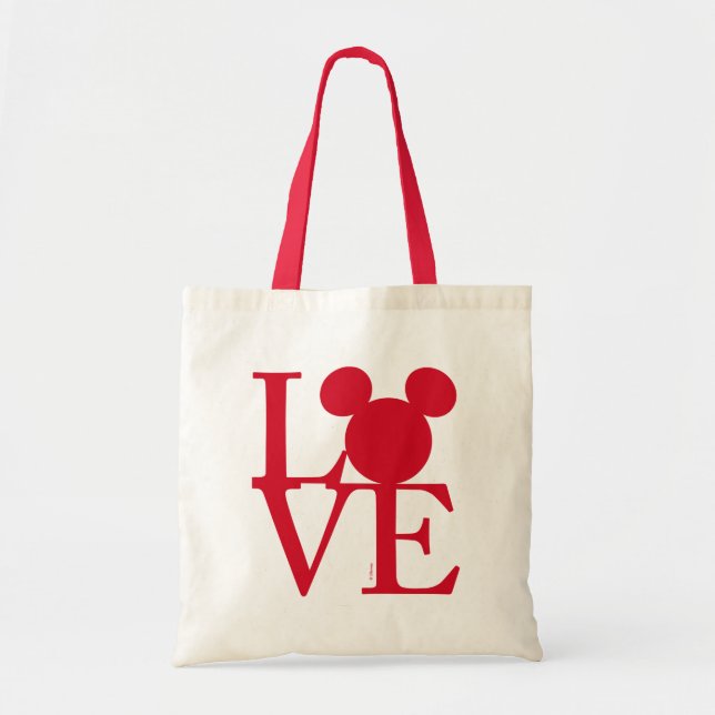 Mickey Mouse LOVE | Valentine's Day Tote Bag (Front)