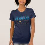 Mickey Mouse | Menorah Magic T-Shirt<br><div class="desc">Happy Hanukkah from Mickey! This beautiful graphic features the text, "Menorah Magic" in blue and yellow.</div>