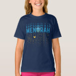 Mickey Mouse | Menorah Magic T-Shirt<br><div class="desc">Happy Hanukkah from Mickey! This beautiful graphic features the text, "Menorah Magic" in blue and yellow.</div>