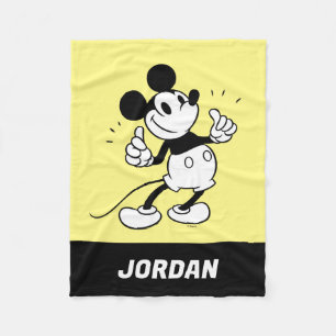 Mickey Mouse   Mickey Mouse   Add Your Name Fleece Blanket
