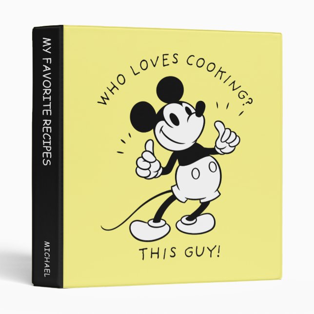Mickey Mouse | Mickey Mouse Who Loves Cooking Binder (Front/Spine)