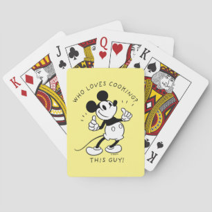 Mickey Mouse   Mickey Mouse Who Loves Cooking Playing Cards