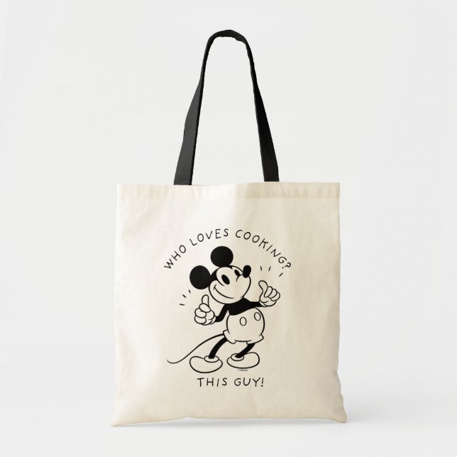 Mickey Mouse | Mickey Mouse Who Loves Cooking Tote Bag (Front)