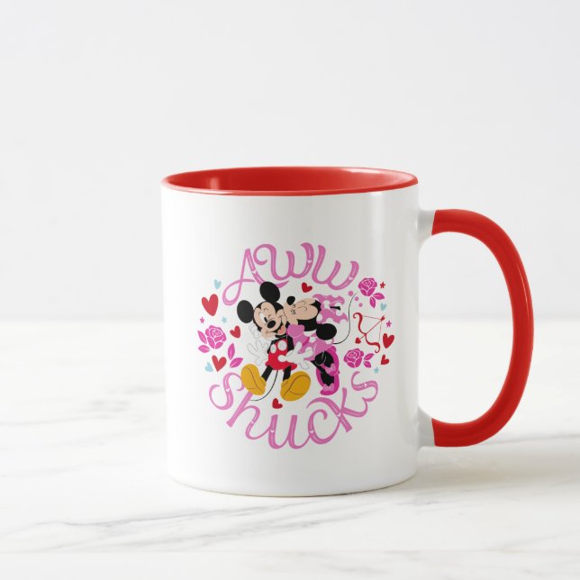 Mickey Mouse & Minnie Mouse | Aww Schucks Mug (Right)