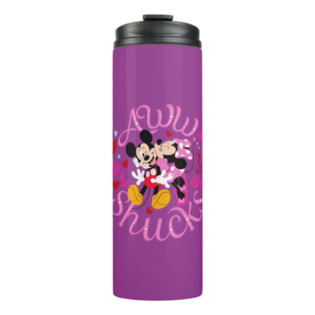 Mickey Mouse & Minnie Mouse | Aww Schucks Thermal Tumbler (Front)