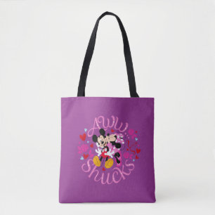 Mickey Mouse & Minnie Mouse Aww Schucks Tote Bag