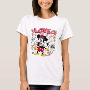 Mickey Mouse & Minnie Mouse   I Love Us T-Shirt