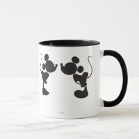 Mickey Mouse & Minnie Silhouette