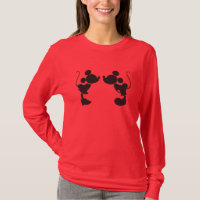 Mickey Mouse & Minnie Silhouette