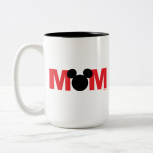 Mickey Mouse Mom Birthday Two-Tone Coffee Mug