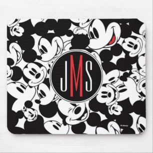 Mickey Mouse   Monogram Crowd Pattern Pad