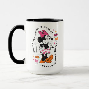 Mickey Mouse Morning Coffee Quote Mug