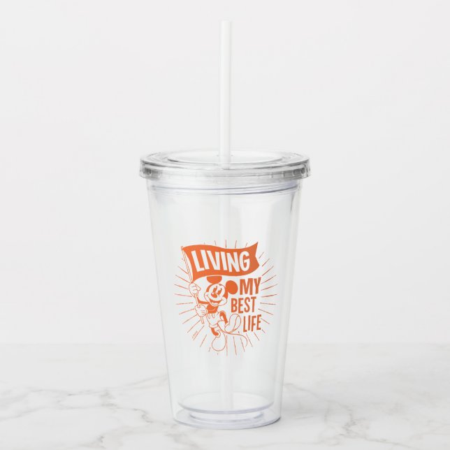 Mickey Mouse | My Best Life Acrylic Tumbler (Front)