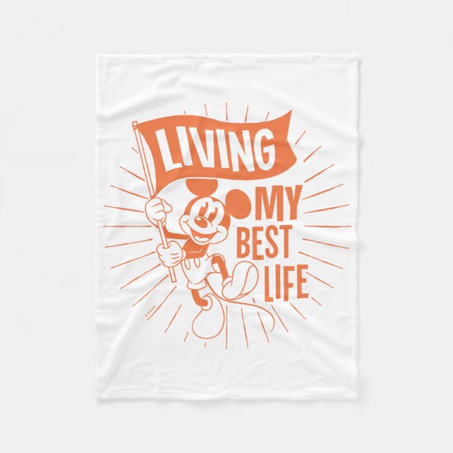 Mickey Mouse | My Best Life Fleece Blanket (Front)