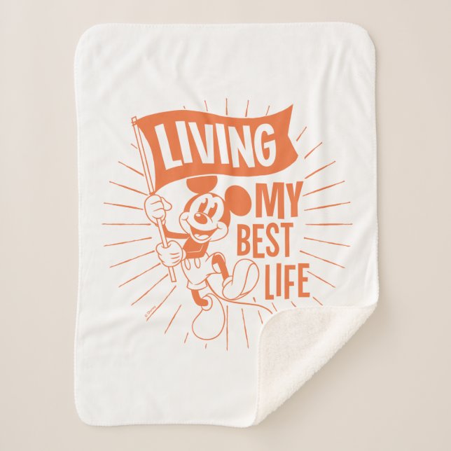 Mickey Mouse | My Best Life Sherpa Blanket (Front)