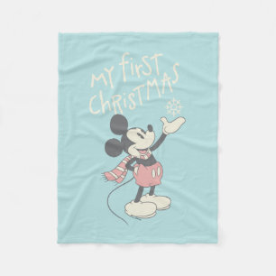 Mickey Mouse   My First Christmas Fleece Blanket