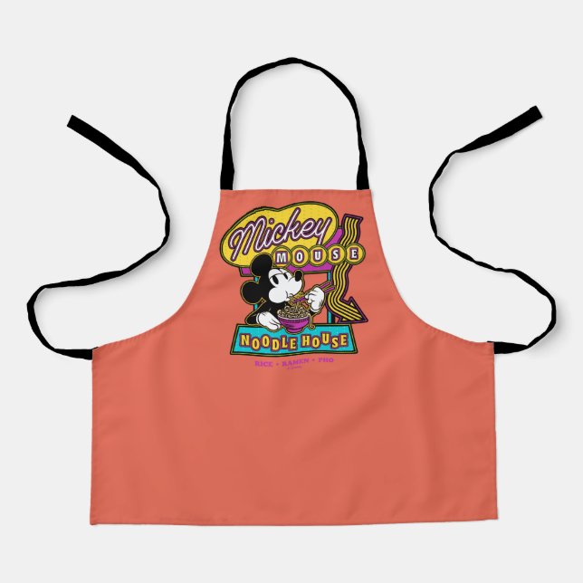 Mickey Mouse Noodle House Sign Apron (Front)