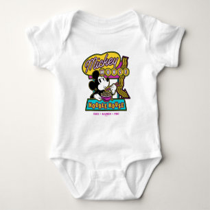 Mickey Mouse Noodle House Sign Baby Bodysuit
